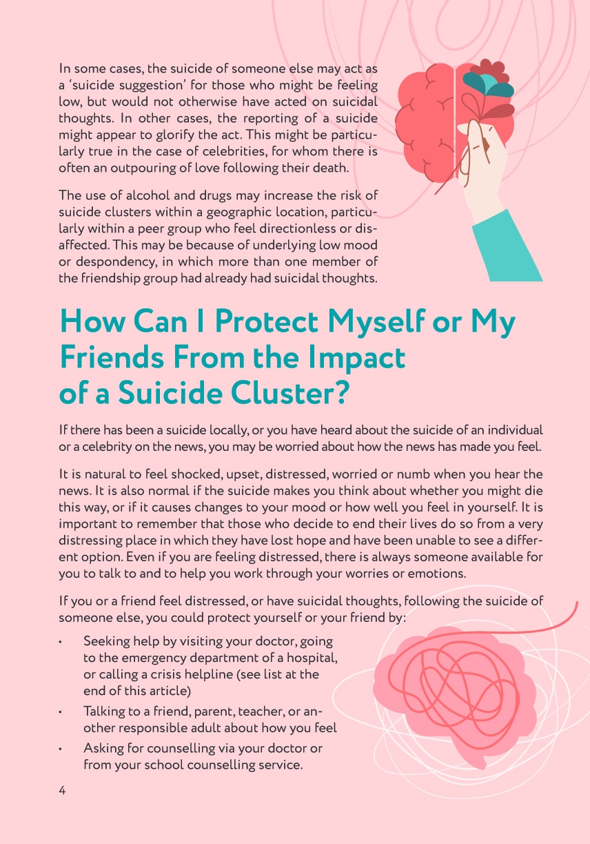 Coping With Suicide Clusters, page 4 of 8